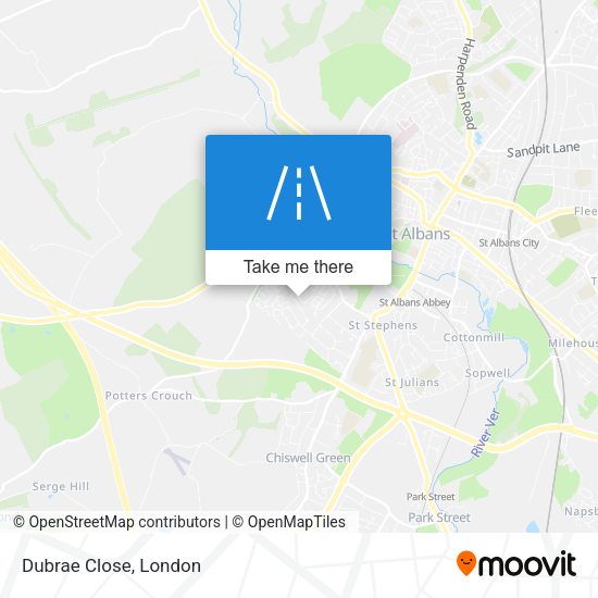 Dubrae Close map