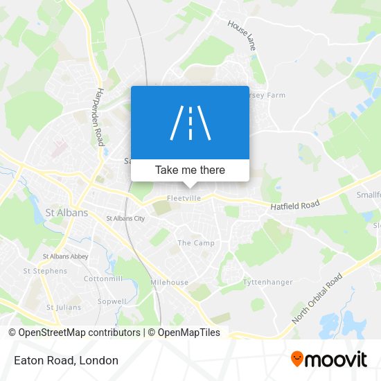 Eaton Road map