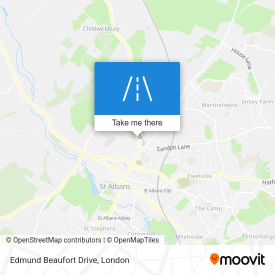 Edmund Beaufort Drive map