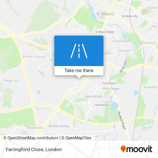 Farringford Close map