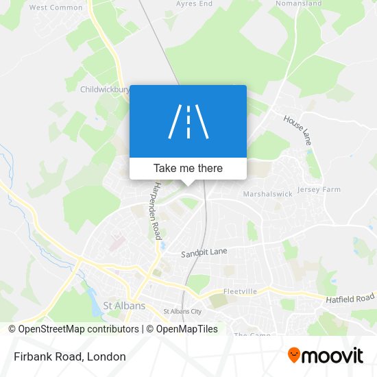 Firbank Road map