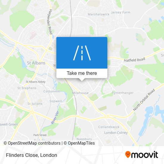 Flinders Close map