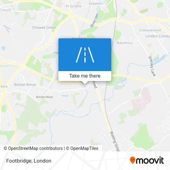 Footbridge map