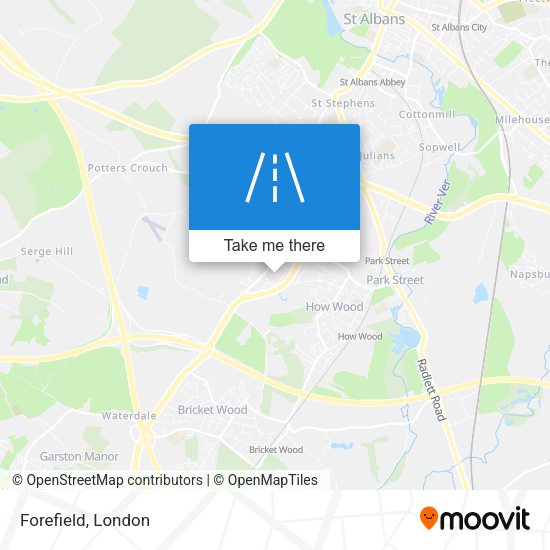 Forefield map