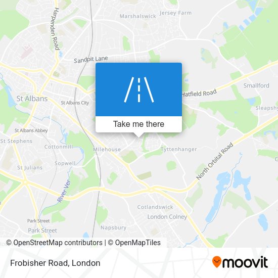 Frobisher Road map