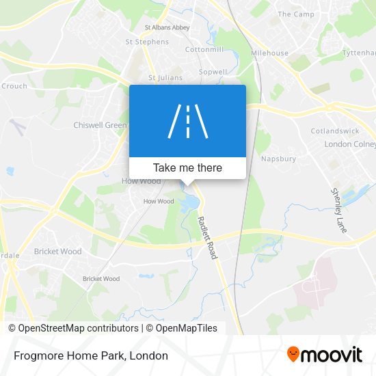Frogmore Home Park map