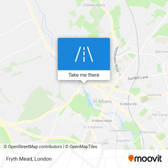 Fryth Mead map
