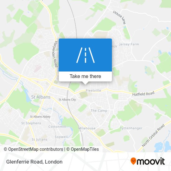 Glenferrie Road map