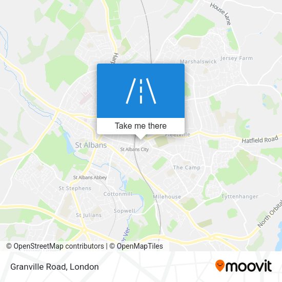 Granville Road map