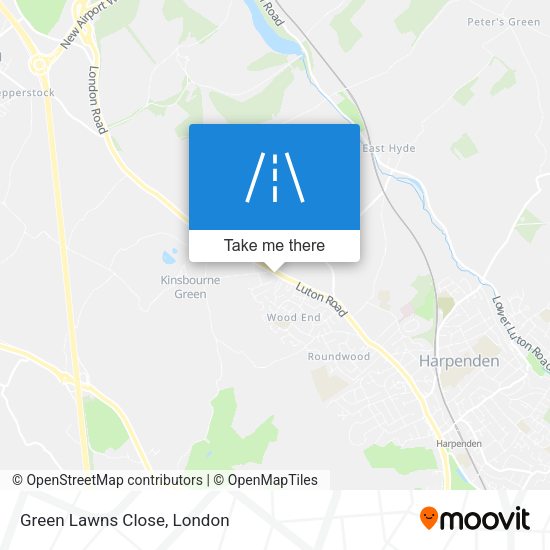 Green Lawns Close map