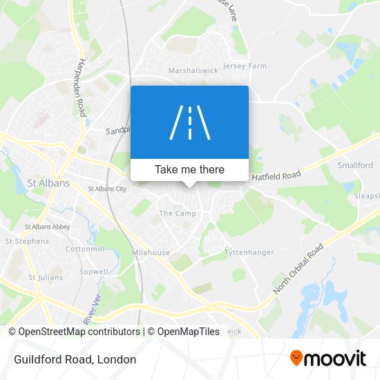 Guildford Road map