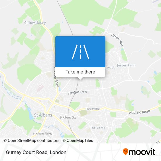 Gurney Court Road map