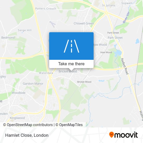 Hamlet Close map