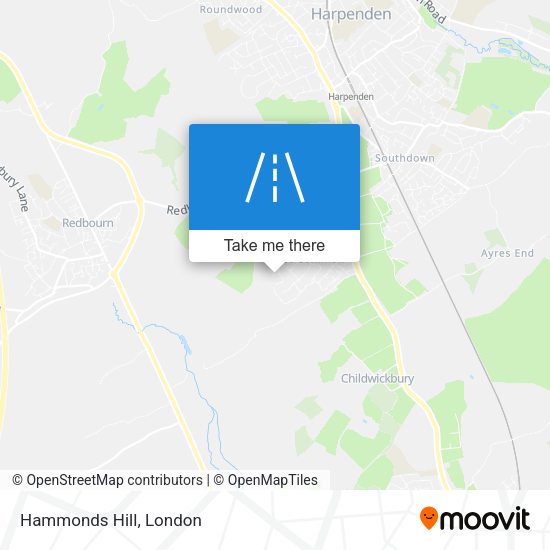 Hammonds Hill map