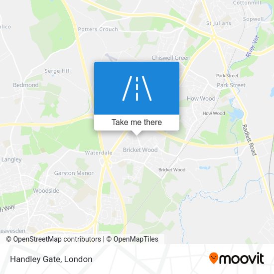 Handley Gate map