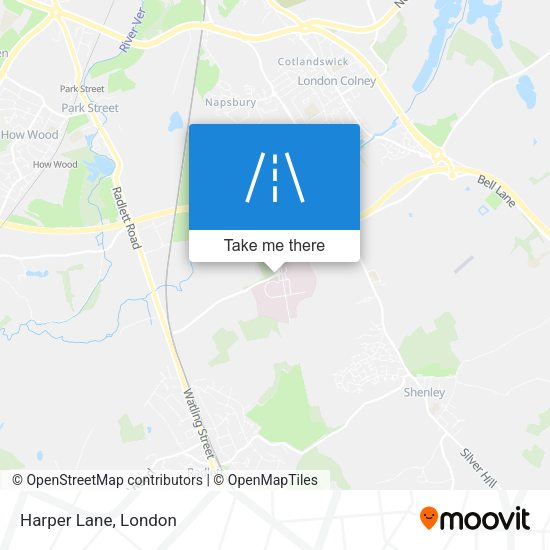 Harper Lane map