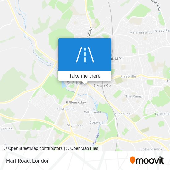 Hart Road map