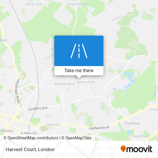 Harvest Court map