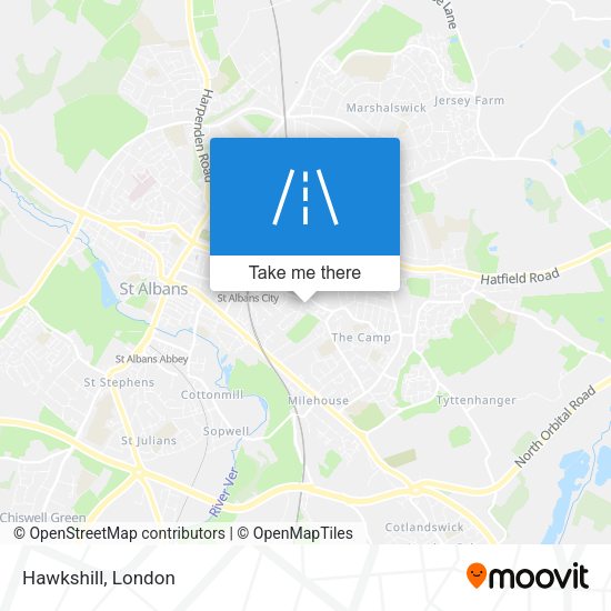 Hawkshill map