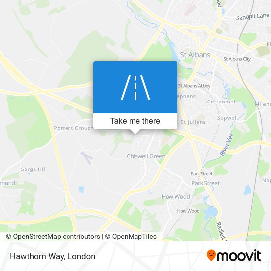 Hawthorn Way map