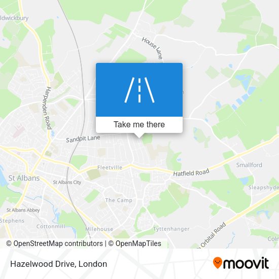 Hazelwood Drive map