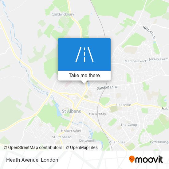 Heath Avenue map