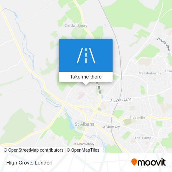 High Grove map