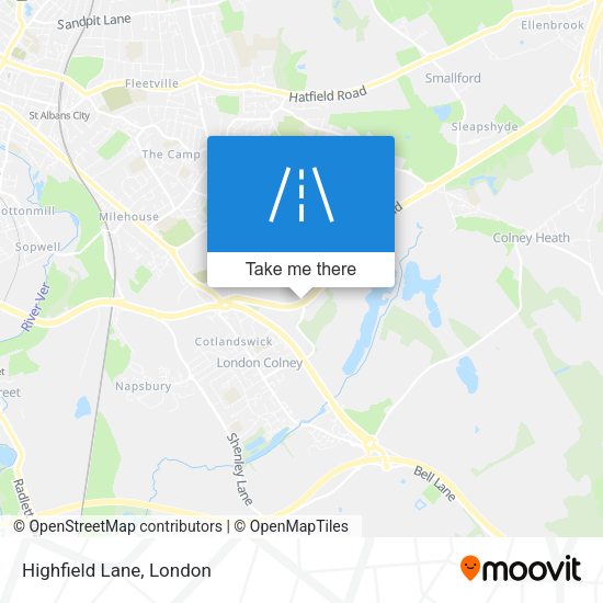 Highfield Lane map