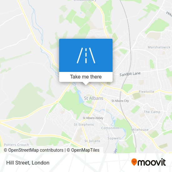 Hill Street map