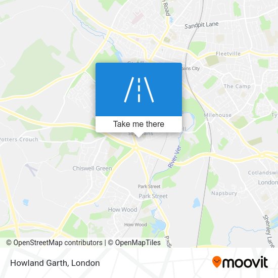 Howland Garth map