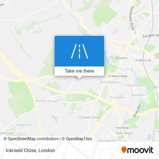 Icknield Close map