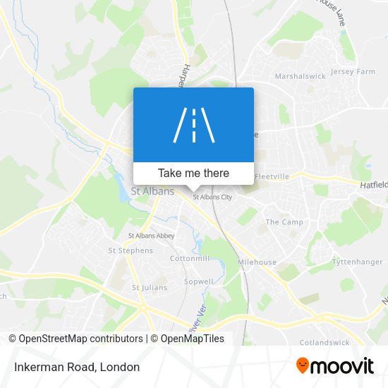Inkerman Road map