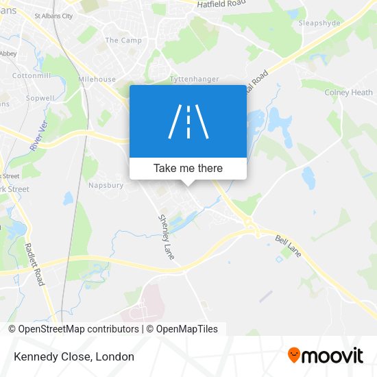 Kennedy Close map