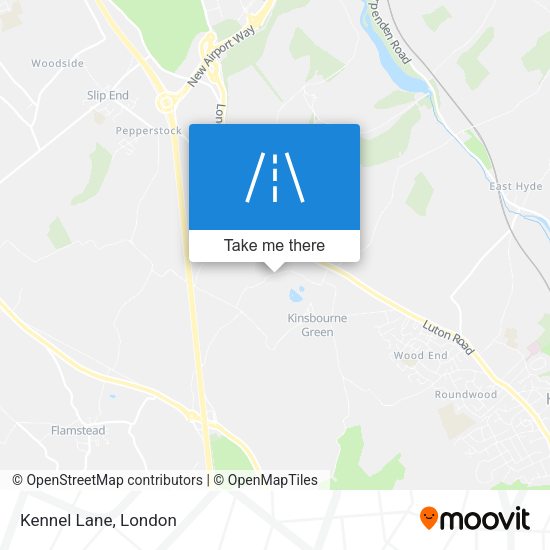 Kennel Lane map