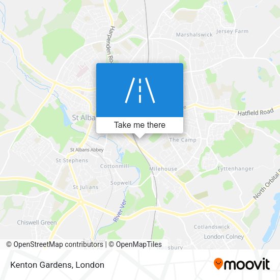 Kenton Gardens map