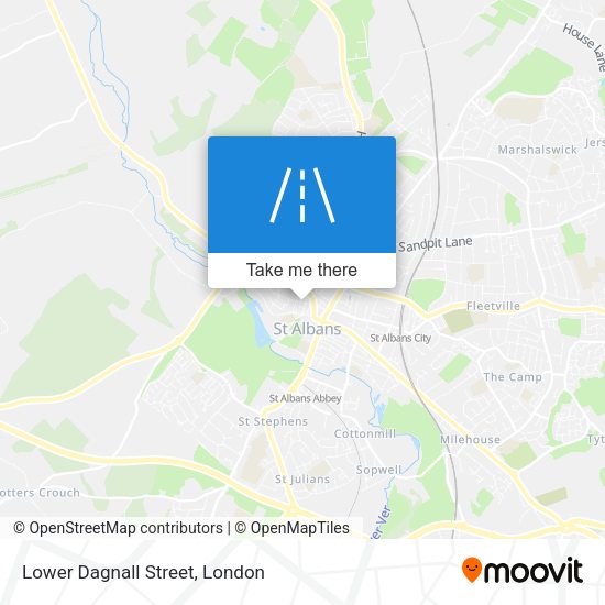 Lower Dagnall Street map