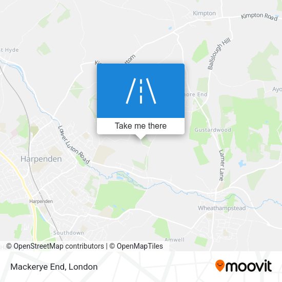 Mackerye End map
