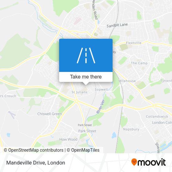 Mandeville Drive map