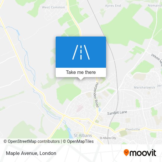 Maple Avenue map