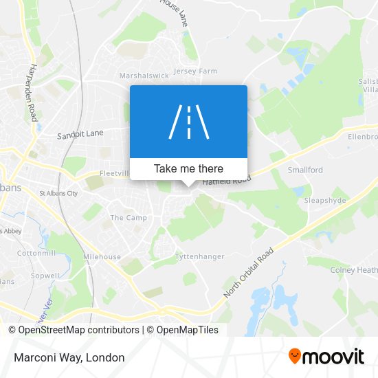 Marconi Way map