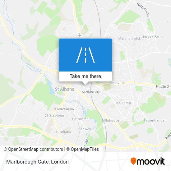 Marlborough Gate map