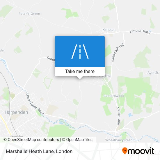 Marshalls Heath Lane map