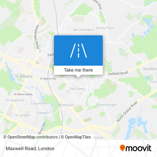 Maxwell Road map