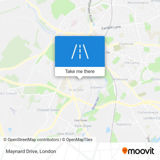 Maynard Drive map