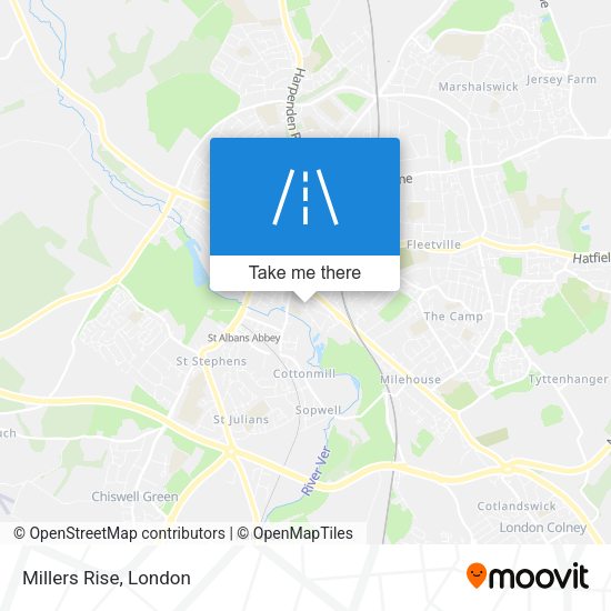 Millers Rise map