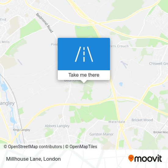 Millhouse Lane map