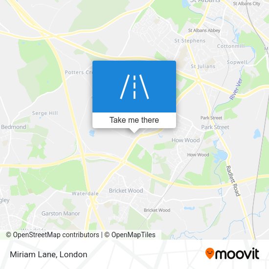Miriam Lane map