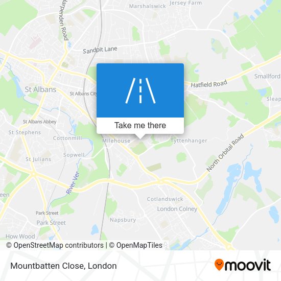 Mountbatten Close map