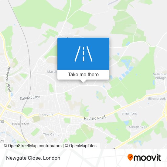 Newgate Close map