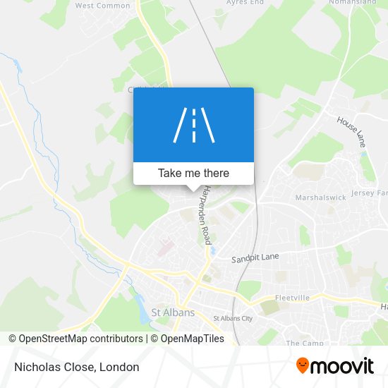 Nicholas Close map